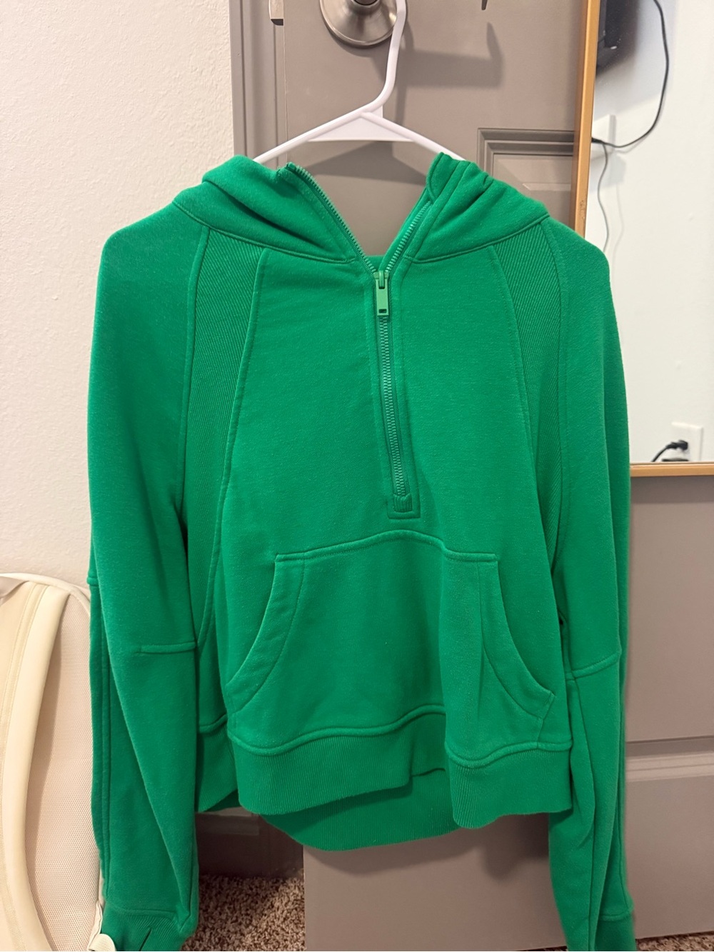 Green Kappa Delta Half Zip Sweatshirt